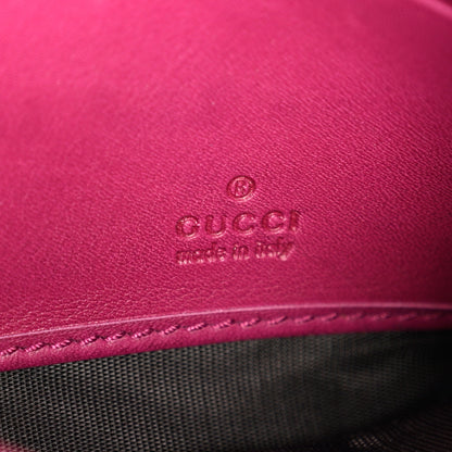 Gucci Monogram Dice Continental Flap Wallet Pink 6 of 7