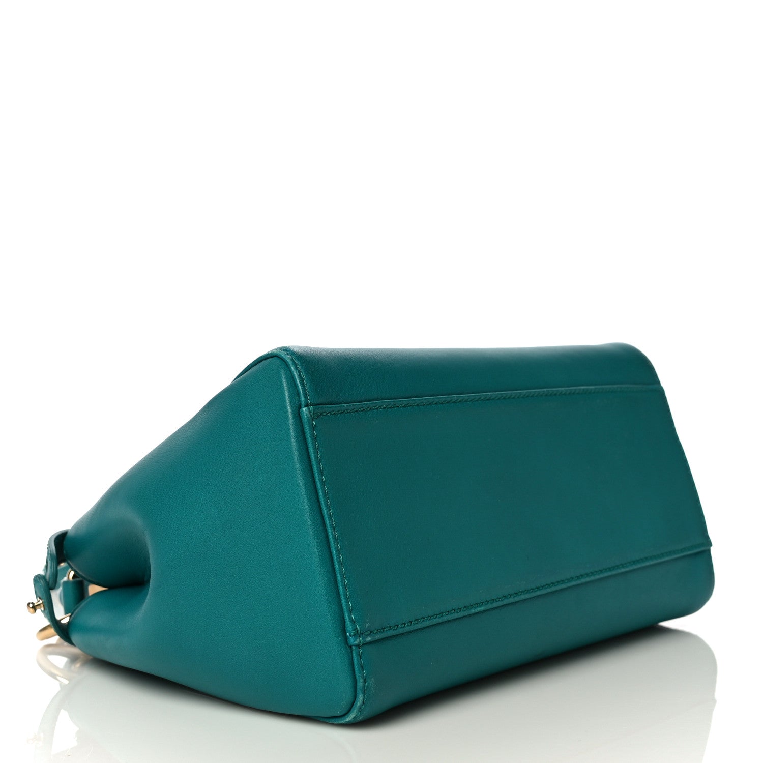 Fendi Nappa Mini Peekaboo Iconic Satchel Lago 4 of 22