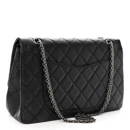 Chanel Aged Calfskin Quilted 2.55 Reissue 227 Flap Black 3 of 11