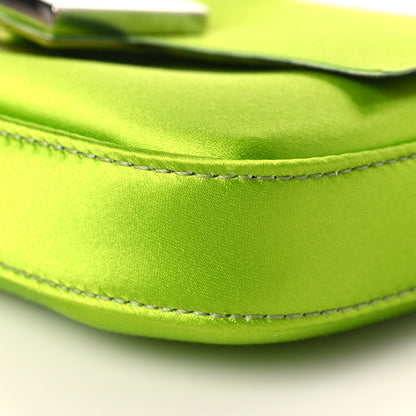 Fendi Silk Satin Phone Baguette Wasabi 9 of 10