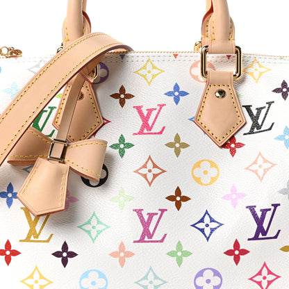 Louis Vuitton LV X TM Monogram Multicolor Speedy Bandouliere 25 White 7 of 10