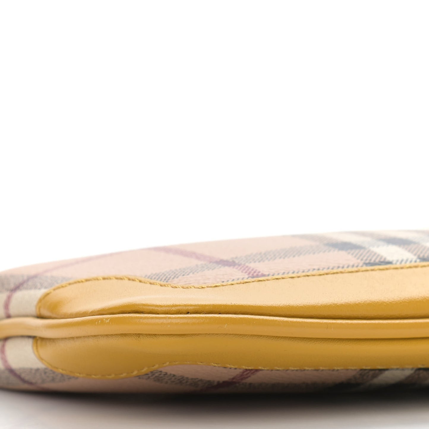 Haymarket Check Small Peyton Crossbody Clutch Bag Yellow