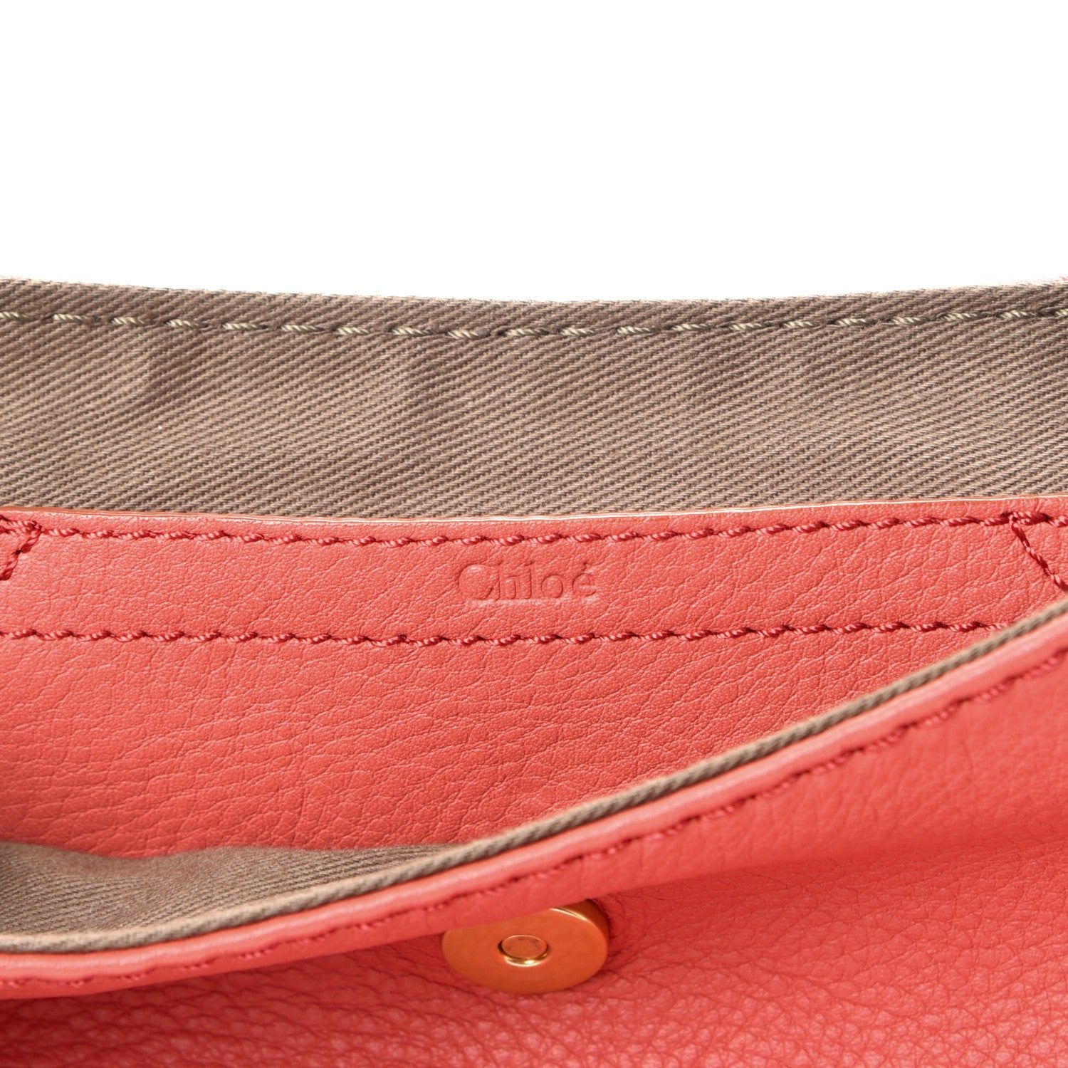 Chloe Calfskin Marcie Pochette Crossbody Bag Paradise Pink 6 of 7