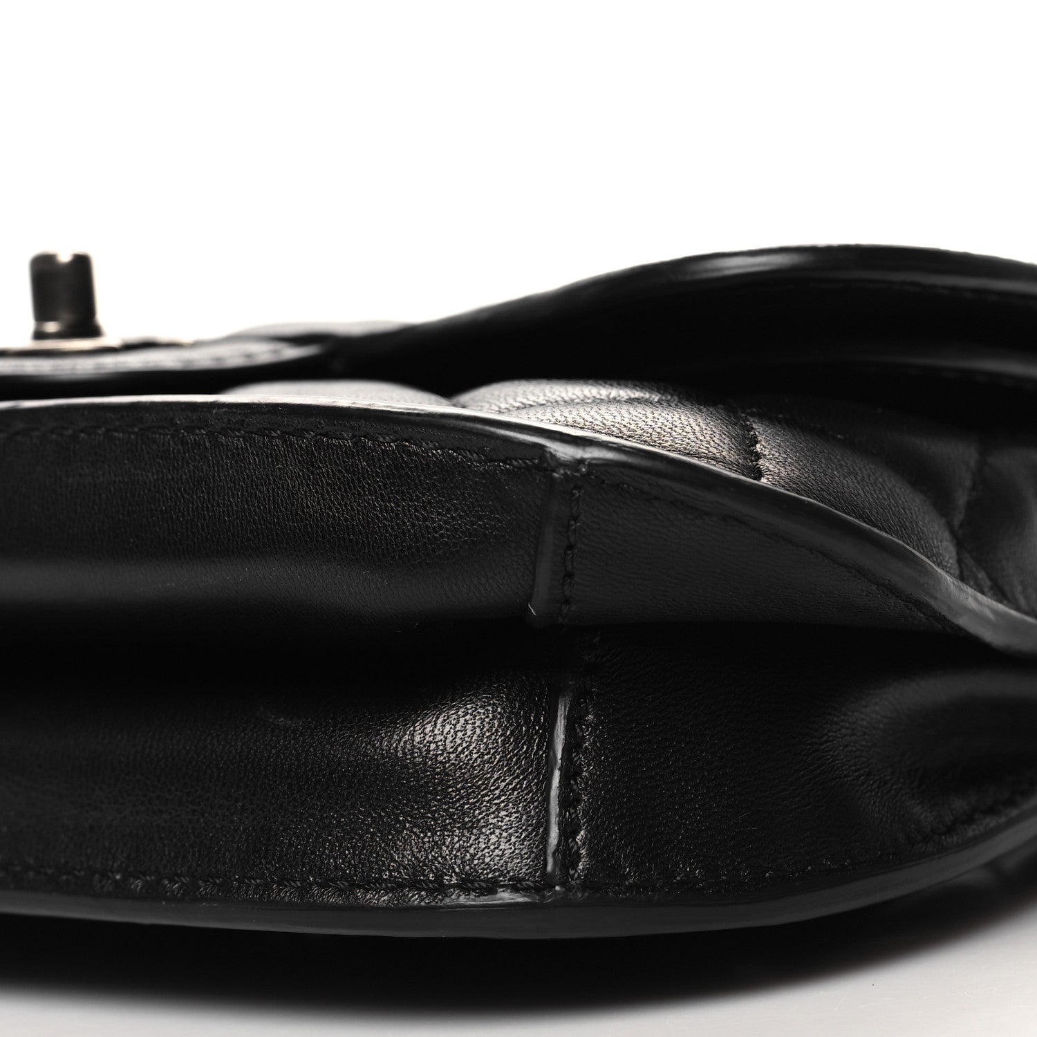 Chanel Lambskin Quilted Small Natural CC Flap Black 11 of 12