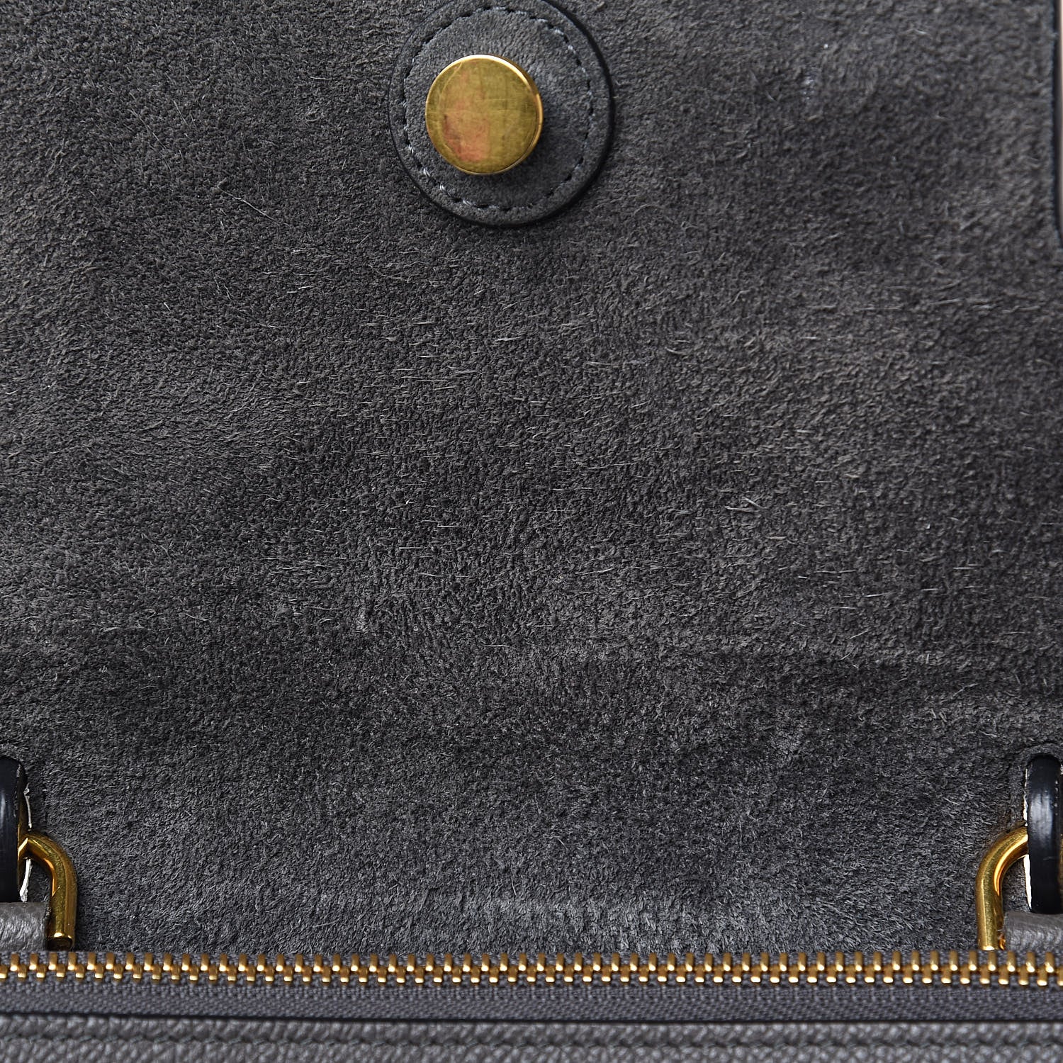 Celine Grained Calfskin Micro Belt Bag Grey 12 of 15