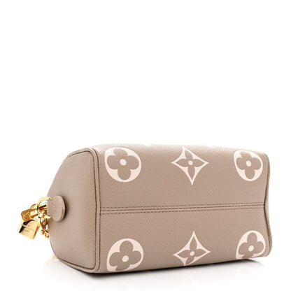 Louis Vuitton Empreinte Monogram Giant Speedy Bandouliere 20 Creme Beige 4 of 9