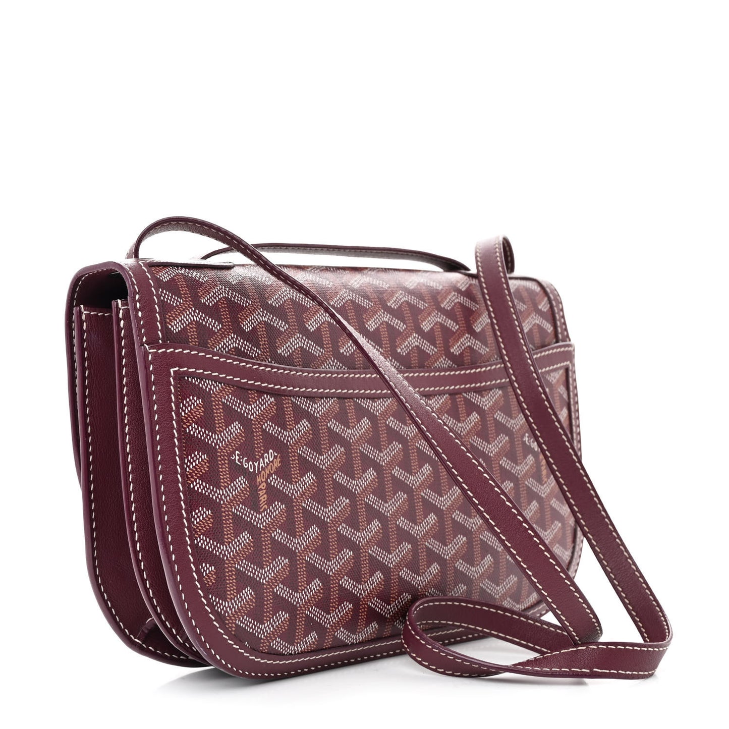 Goyardine 233 PM Shoulder Bag Burgundy