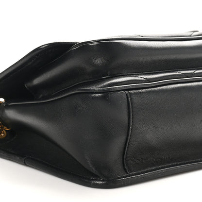 Saint Laurent Lambskin Matelasse Monogram Baby Niki Chain Satchel Black 9 of 10