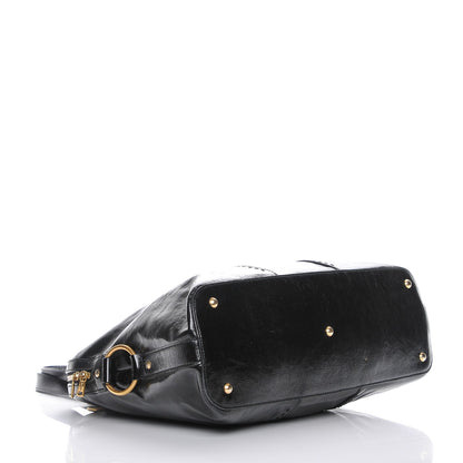 Saint Laurent Patent Calfskin Oversized Muse Black 4 of 12