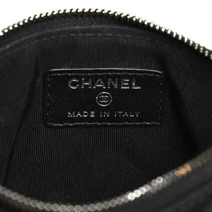 Chanel Lambskin Quilted Small Cosmo Cosmetic Case Black 6 of 9