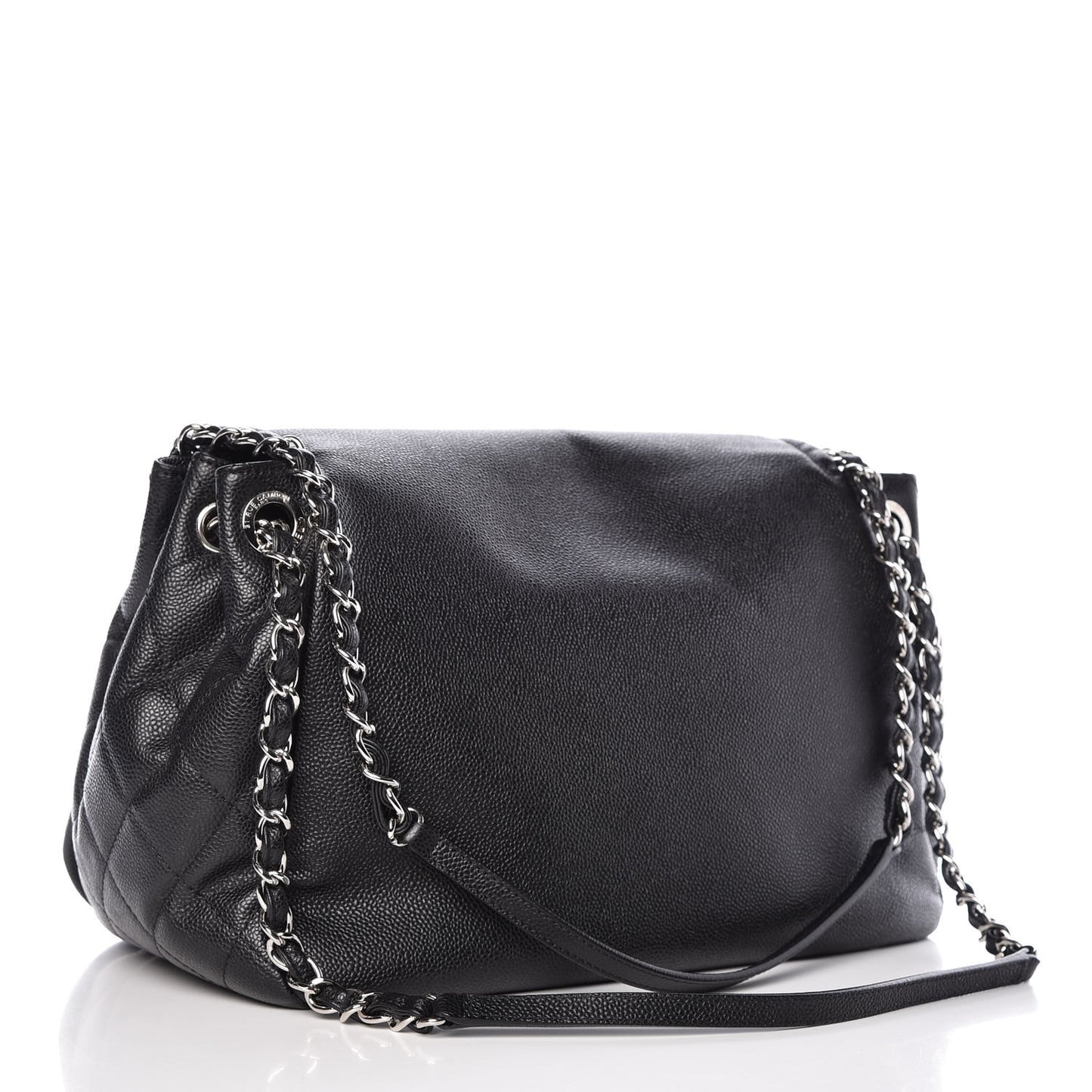 Caviar Timeless CC Accordion Flap Black