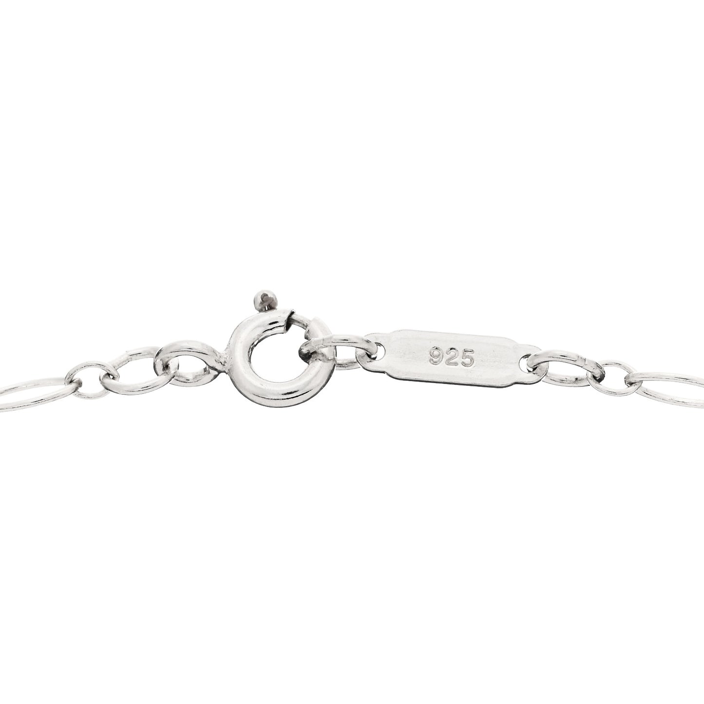 Sterling Silver Oval Link Chain Necklace 30"