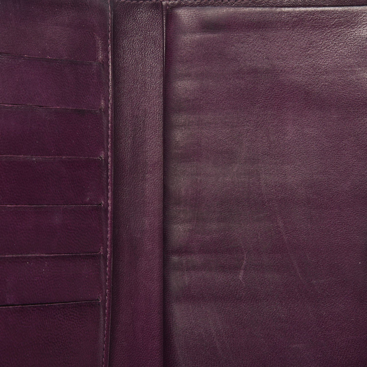 Chanel Caviar Timeless CC Zipped Pocket Wallet Purple 10 of 15