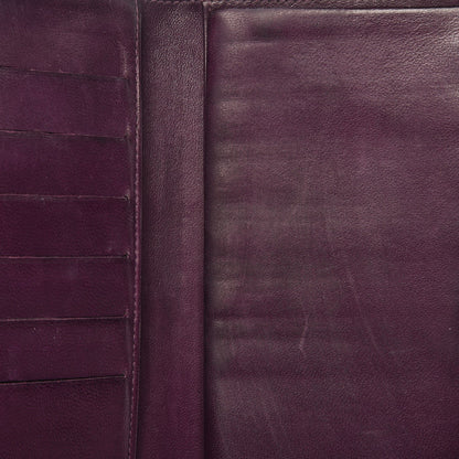 Chanel Caviar Timeless CC Zipped Pocket Wallet Purple 10 of 15