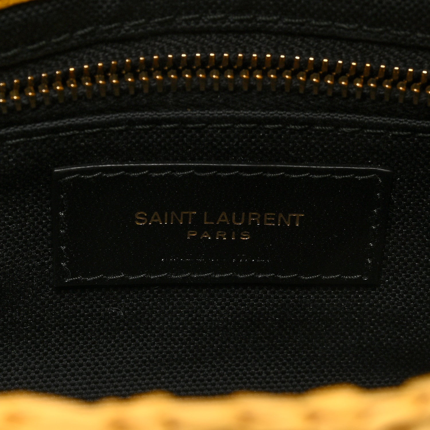 Saint Laurent Raffia Monogram Medium Jamie Yellow 6 of 9