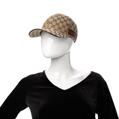 Gucci Monogram Web Baseball Hat M Beige Cocoa 2 of 9