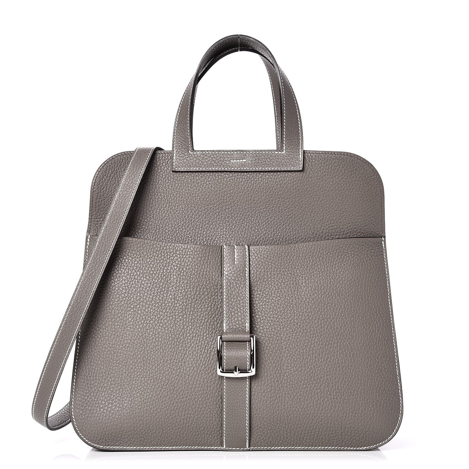 Hermes Taurillon Clemence Halzan 31 Etain 1 of 10