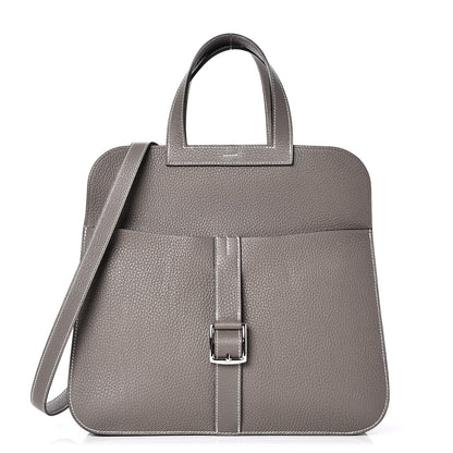 Hermes Taurillon Clemence Halzan 31 Etain 1 of 10