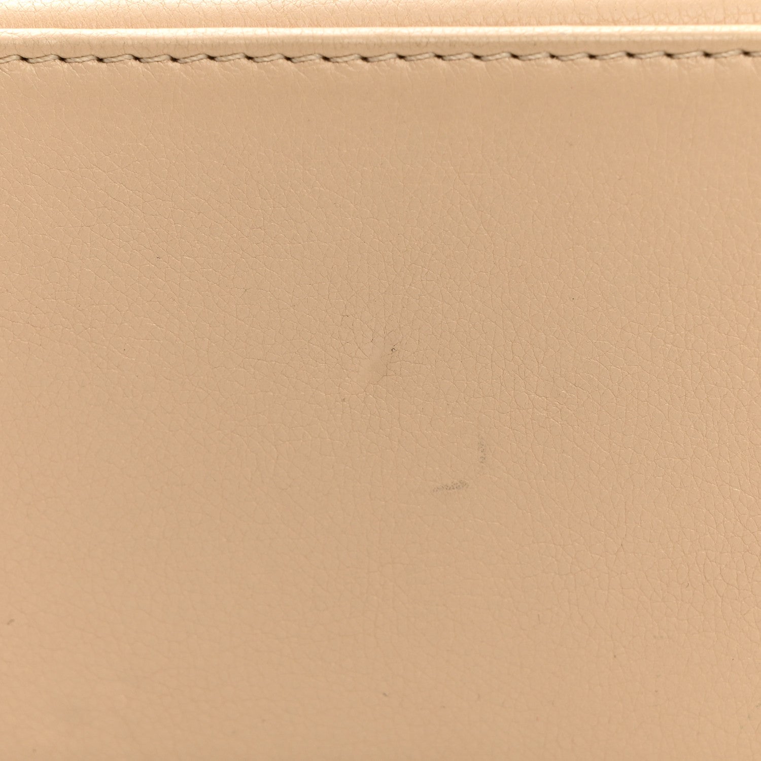 Chanel Grained Calfskin Quilted Medium Label Click Flap Bag Beige 10 of 10
