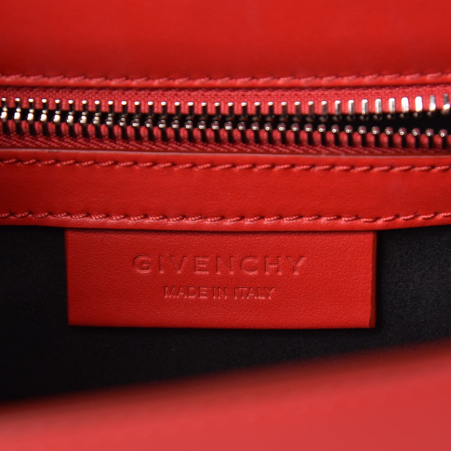 Givenchy Calfskin Mini Pandora Box Logo Strap Crossbody Bag Medium Red 6 of 9