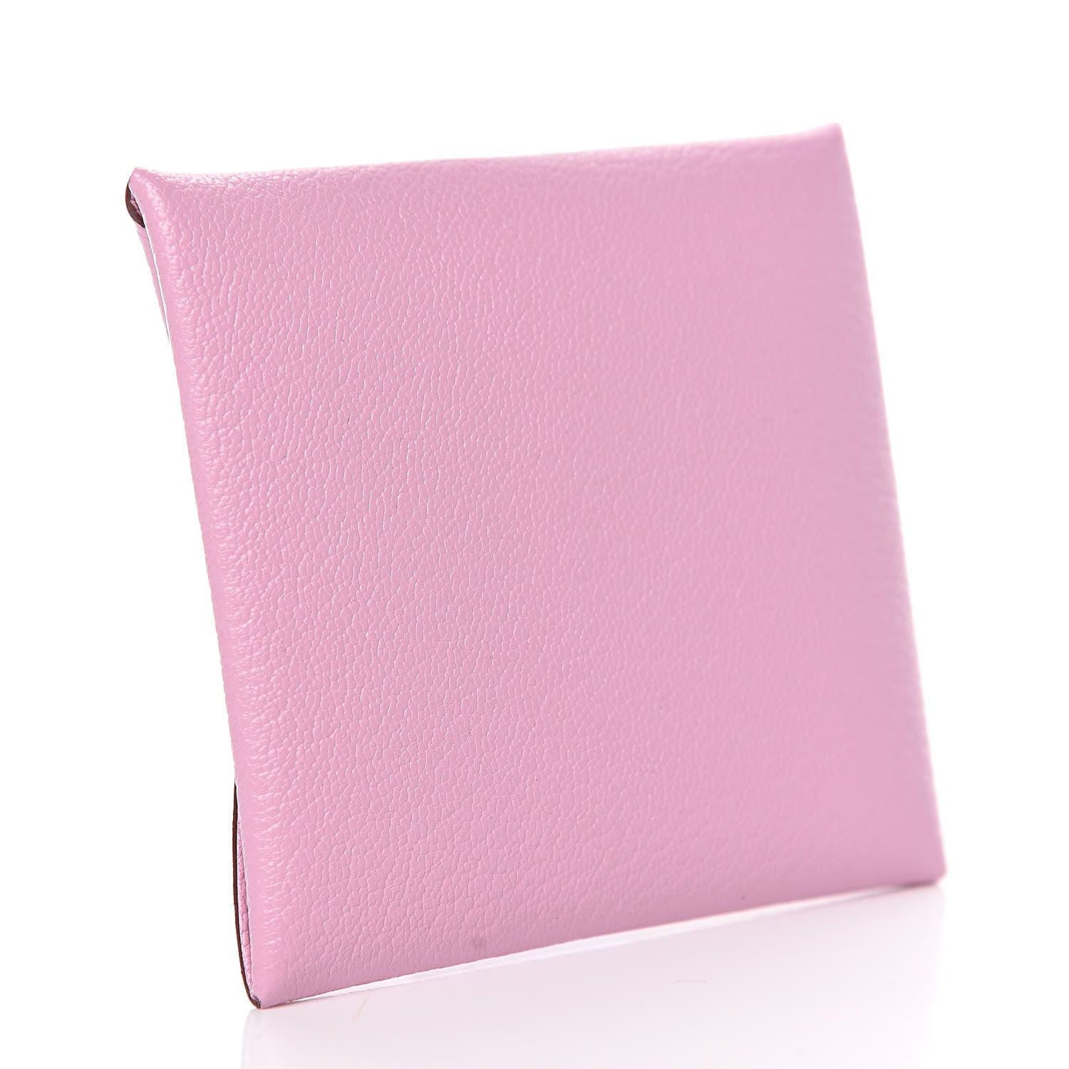 Hermes Chevre Mysore Bastia Coin Purse Mauve Sylvestre 3 of 7
