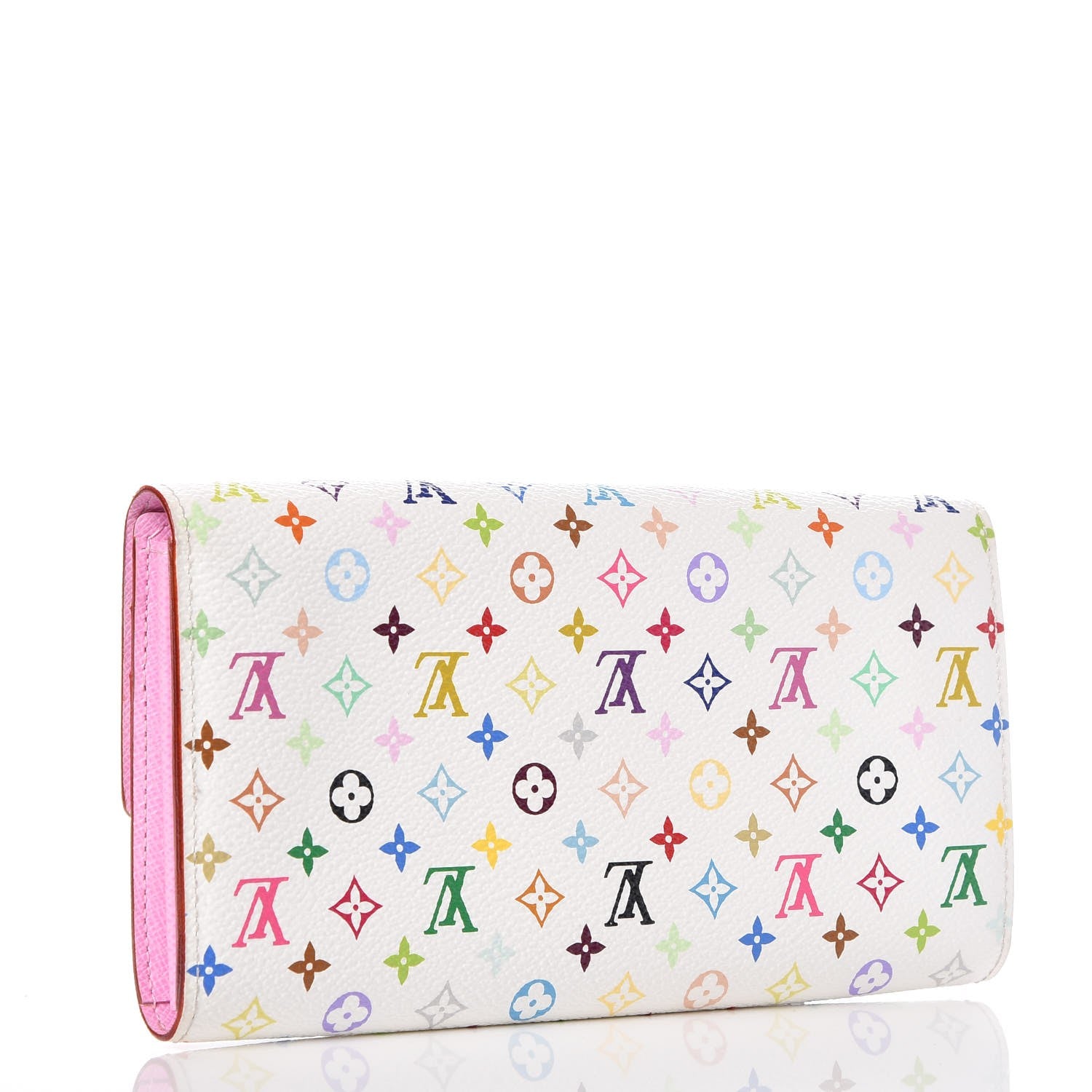 Louis Vuitton Monogram Multicolor Sarah Wallet Black 3 of 8