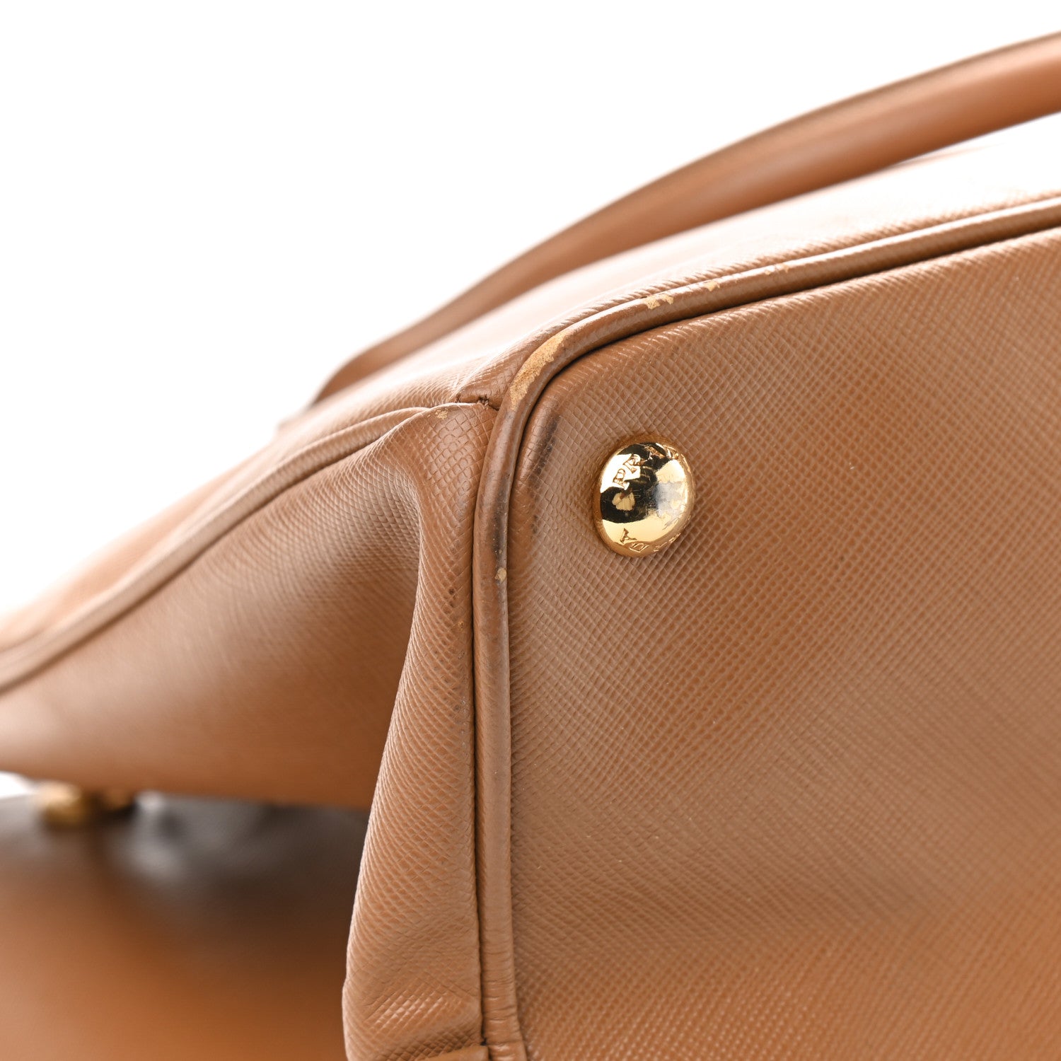 Prada Saffiano Lux Large Tote Caramel 11 of 20