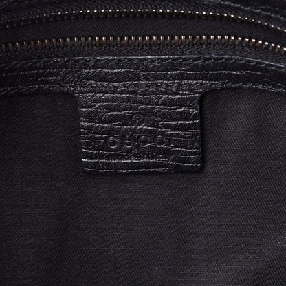 Gucci Monogram Medium Horsebit Chain Hobo Black 5 of 12