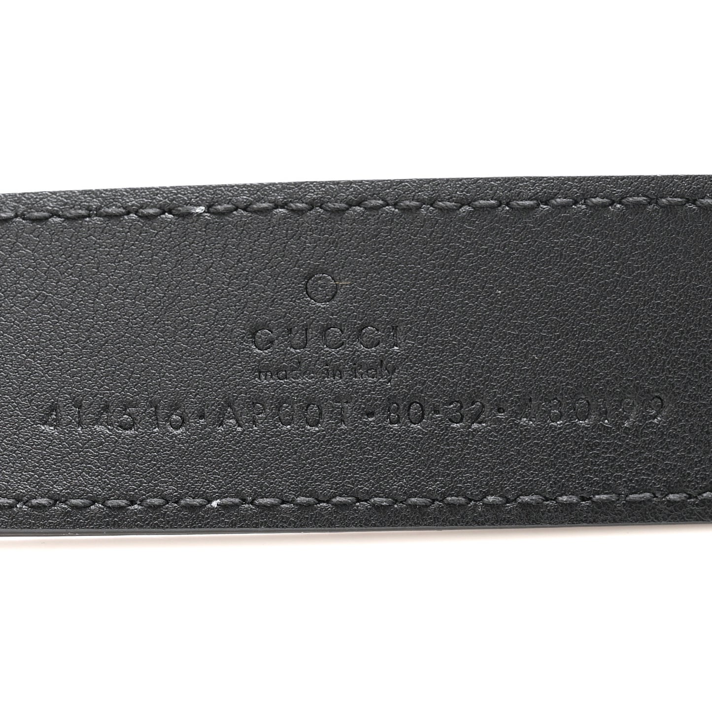Calfskin Double G 30mm Belt 80 32 Black