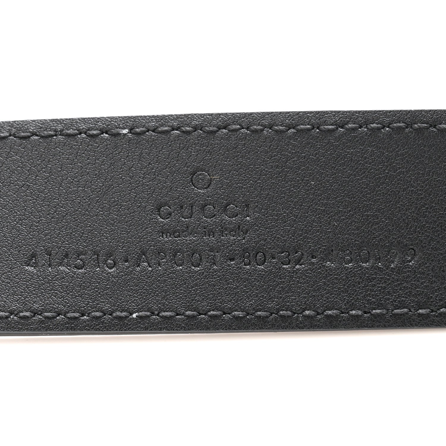Gucci Calfskin Double G 30mm Belt 80 32 Black 5 of 6