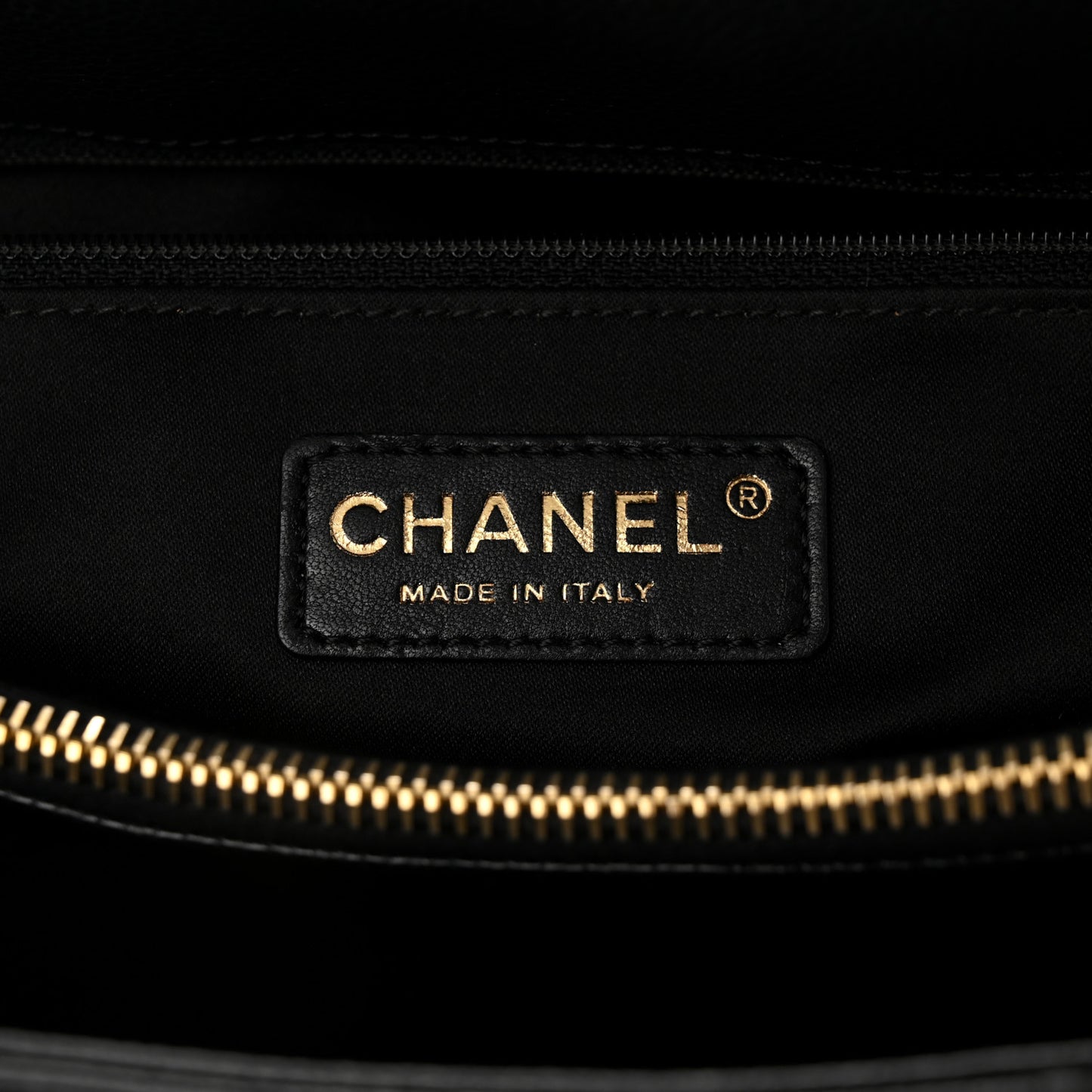 Caviar Quilted Grand Shopping Tote GST Black