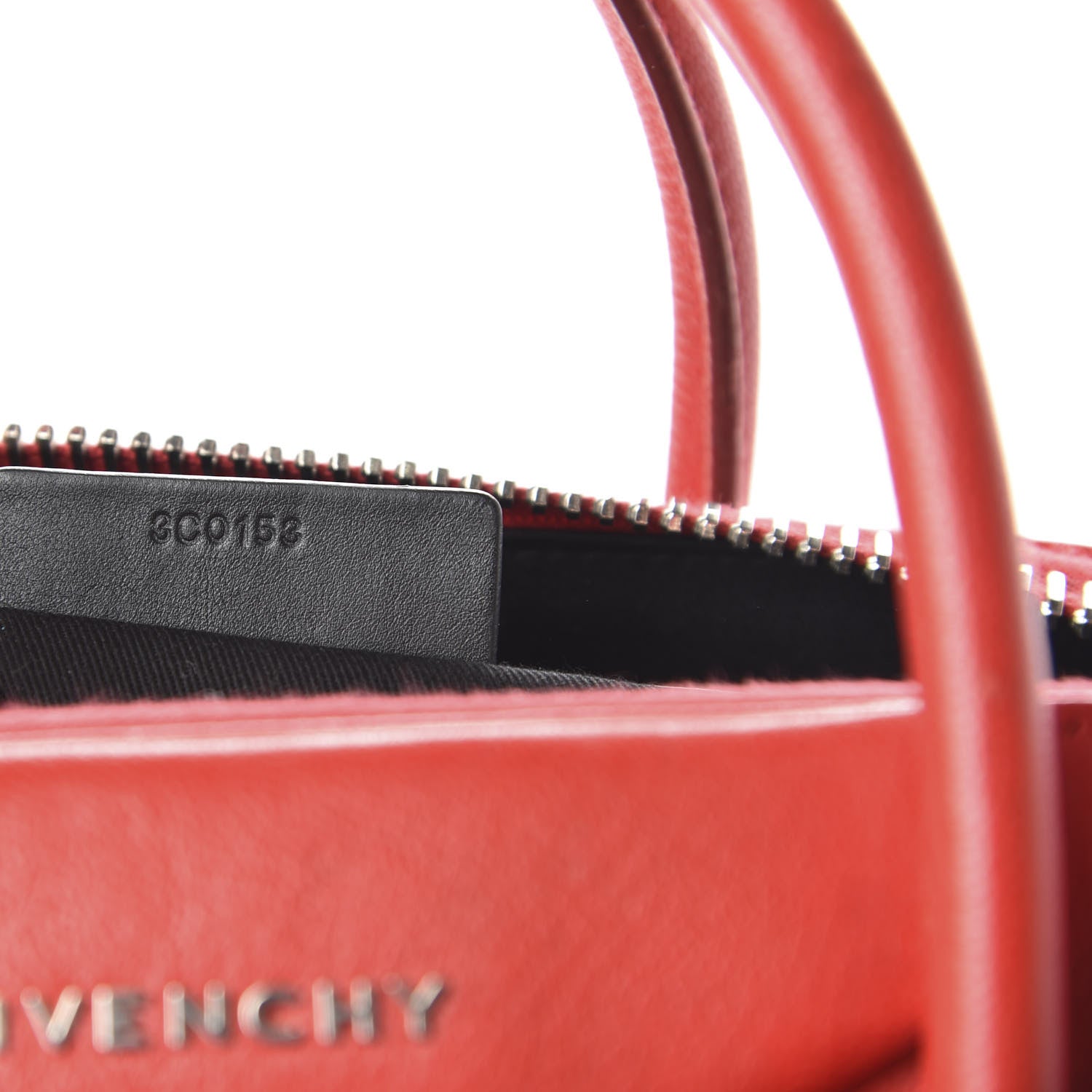 Givenchy Sugar Goatskin Medium Antigona Red 9 of 10