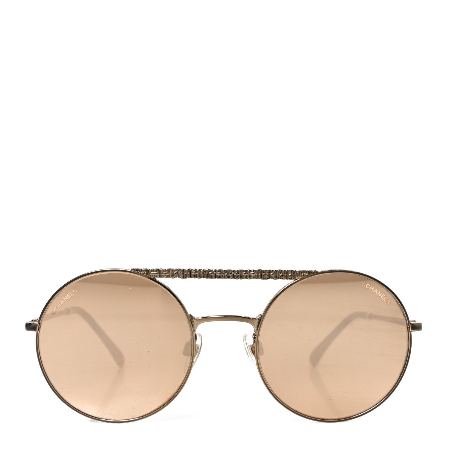 Chanel Metal Round 4232 Sunglasses Gold 2 of 7