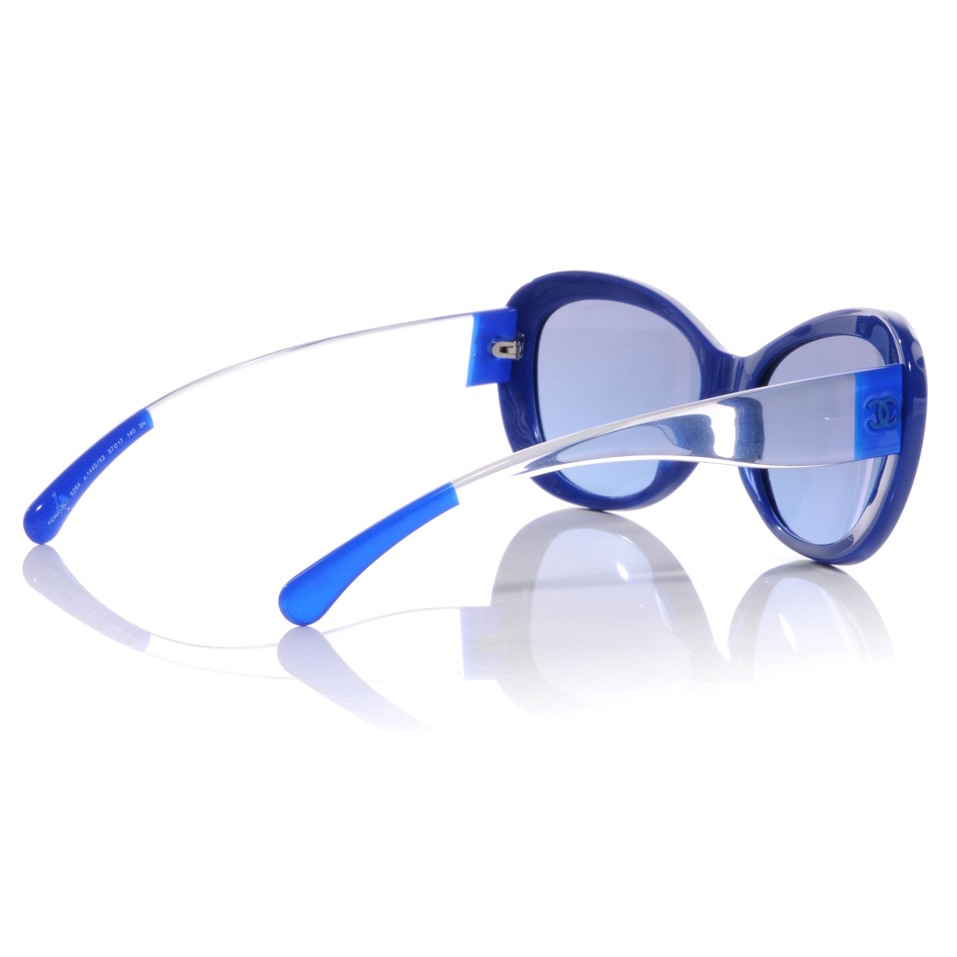 Chanel CC Logo Sunglasses 5264 Blue 2 of 4