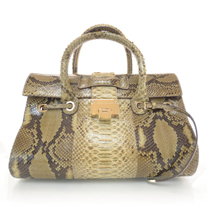 Jimmy Choo Python Large Rosalie Satchel 1 of 7