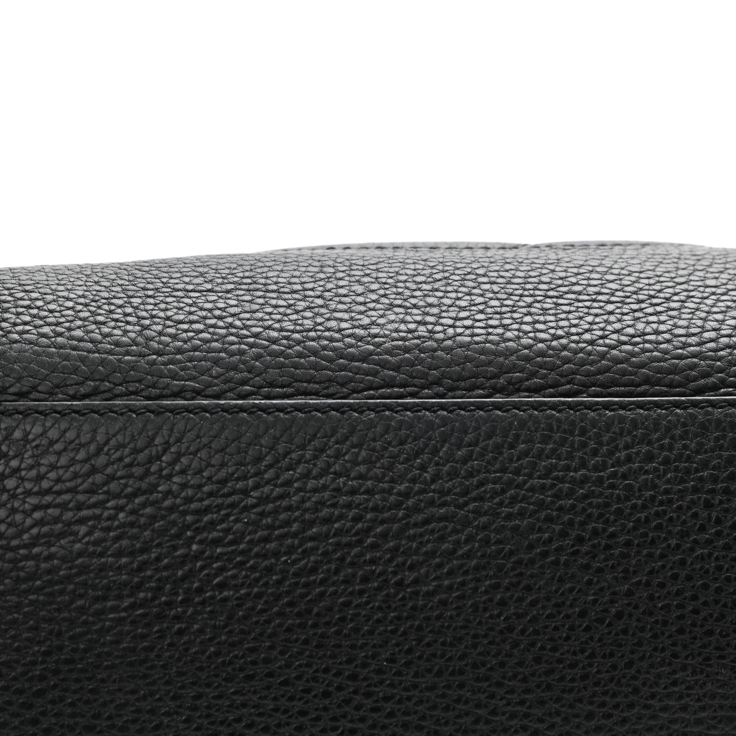 Gucci Pebbled Calfskin Medium Soho Chain Shoulder Bag Black 15 of 16
