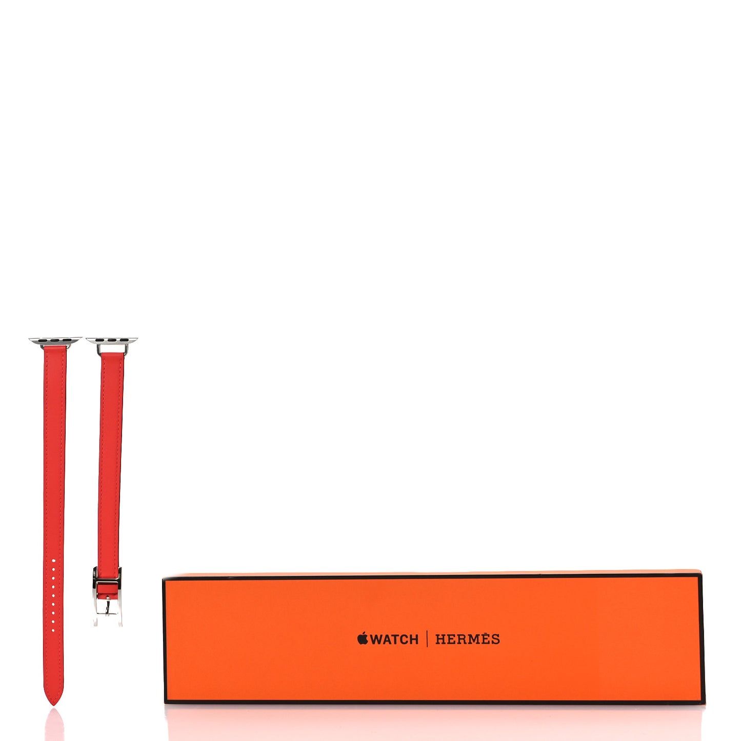 Swift Apple Watch Attelage Double Tour Band Orange Field