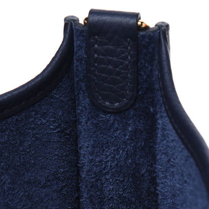 Hermes Taurillon Clemence Evelyne TPM Bleu Encre 7 of 14