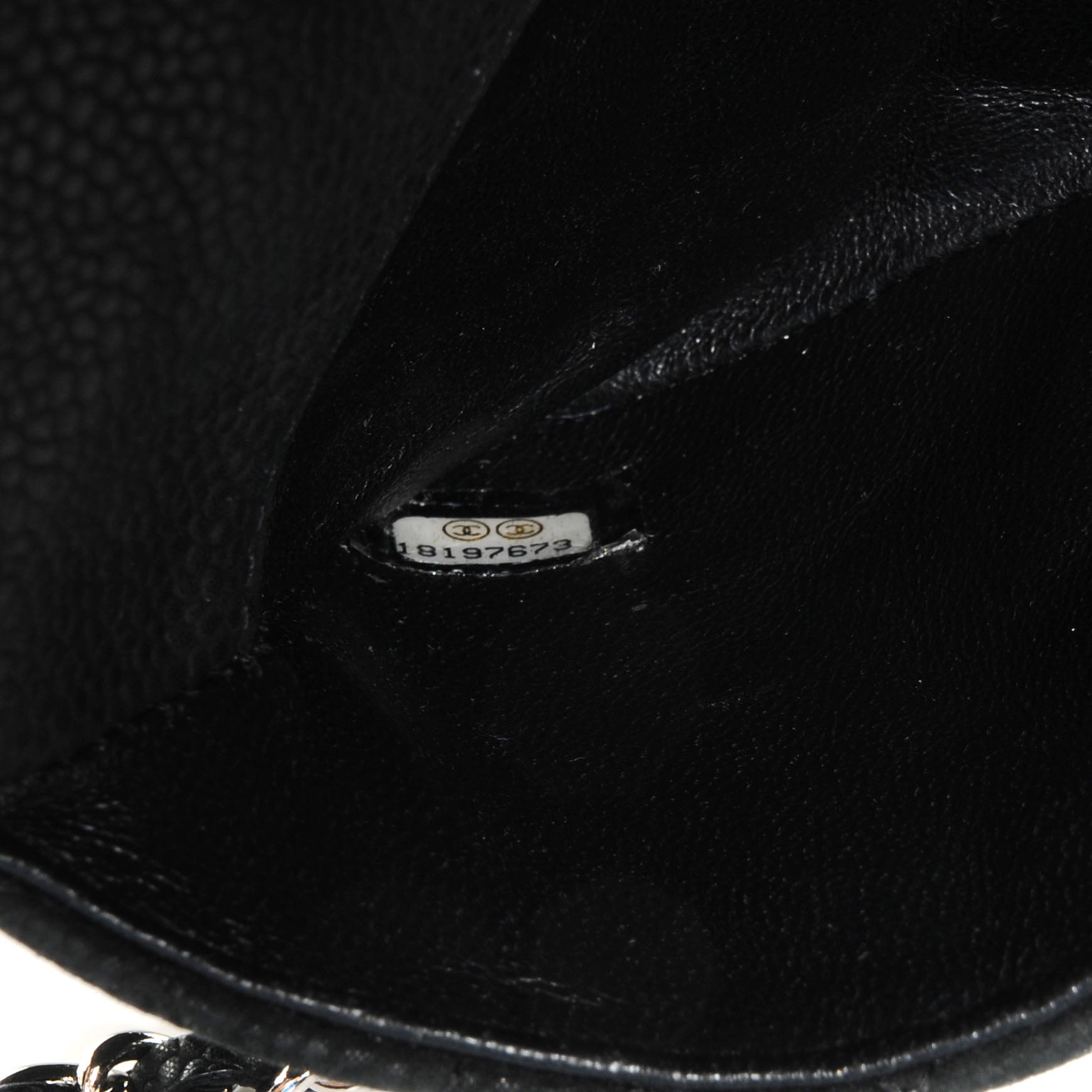 Chanel Iridescent Caviar Daily Zip Crossbody Black 8 of 8