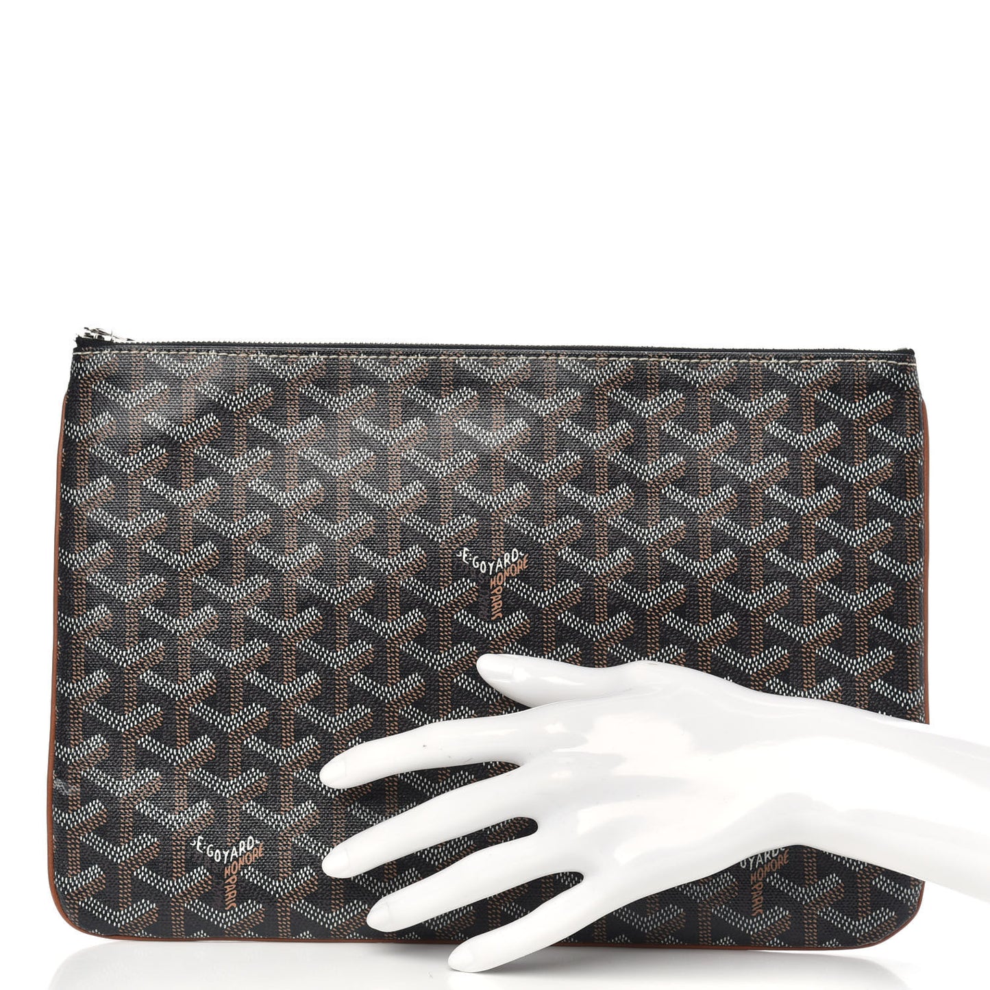 Goyardine Senat Pochette MM Black Gold