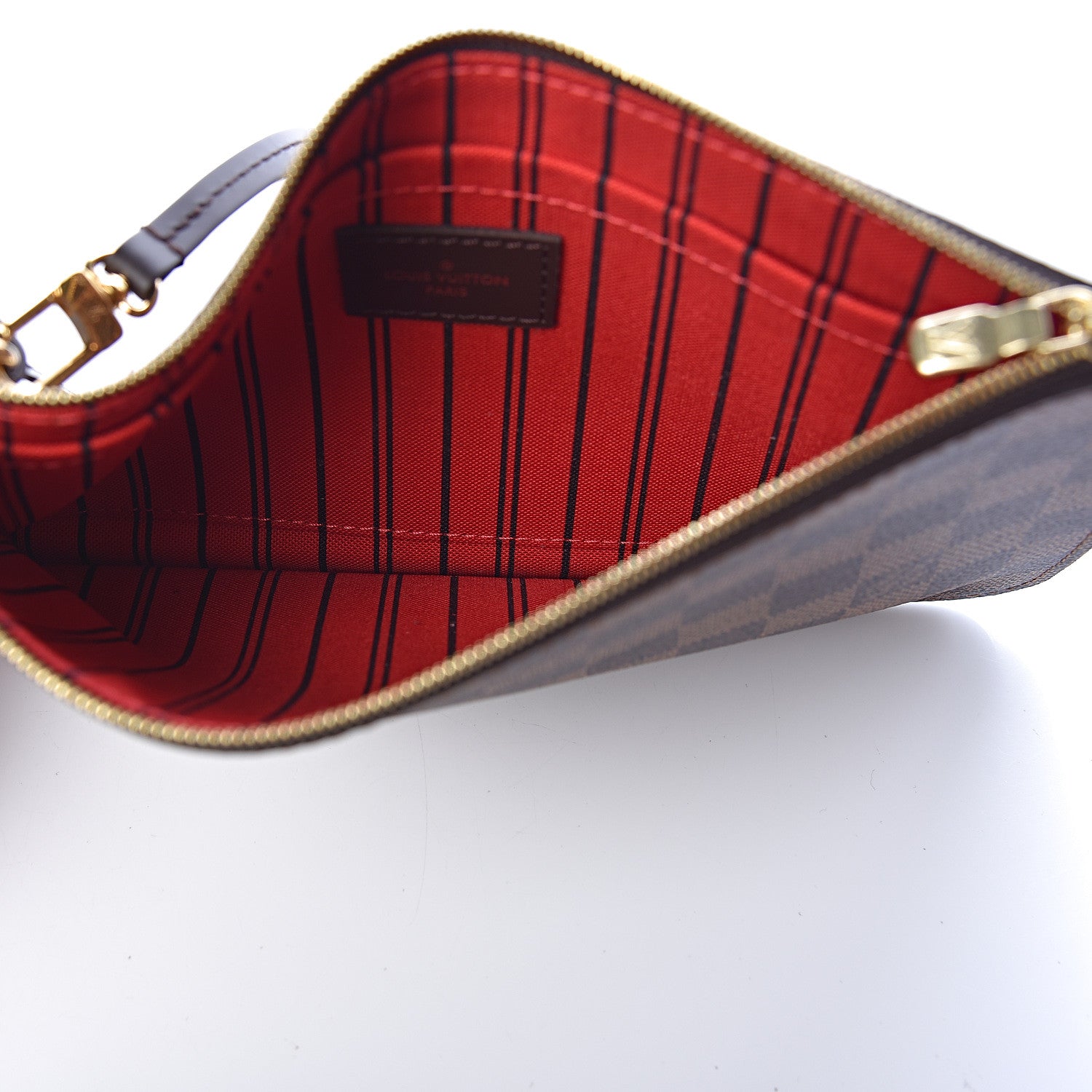 Louis Vuitton Damier Ebene Neverfull MM GM Pochette 5 of 6