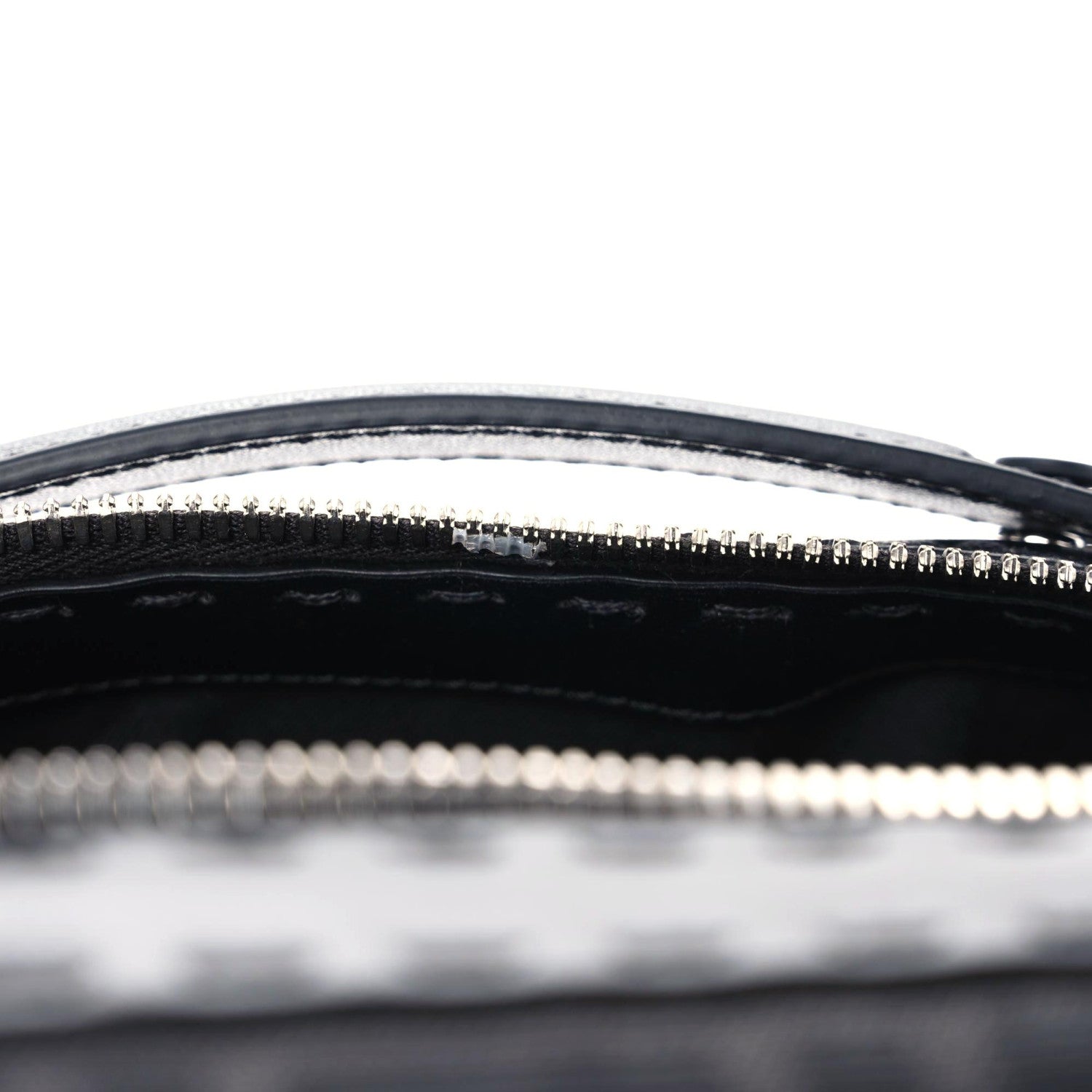 Fendi Recycled Fabric Jacquard Vitello Astro FF 1974 Mini Suitcase Bag Asfalto Black 11 of 11