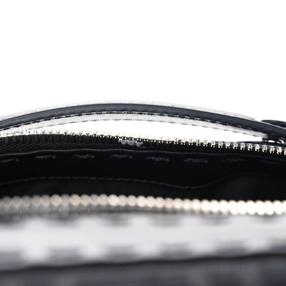Fendi Recycled Fabric Jacquard Vitello Astro FF 1974 Mini Suitcase Bag Asfalto Black 11 of 11