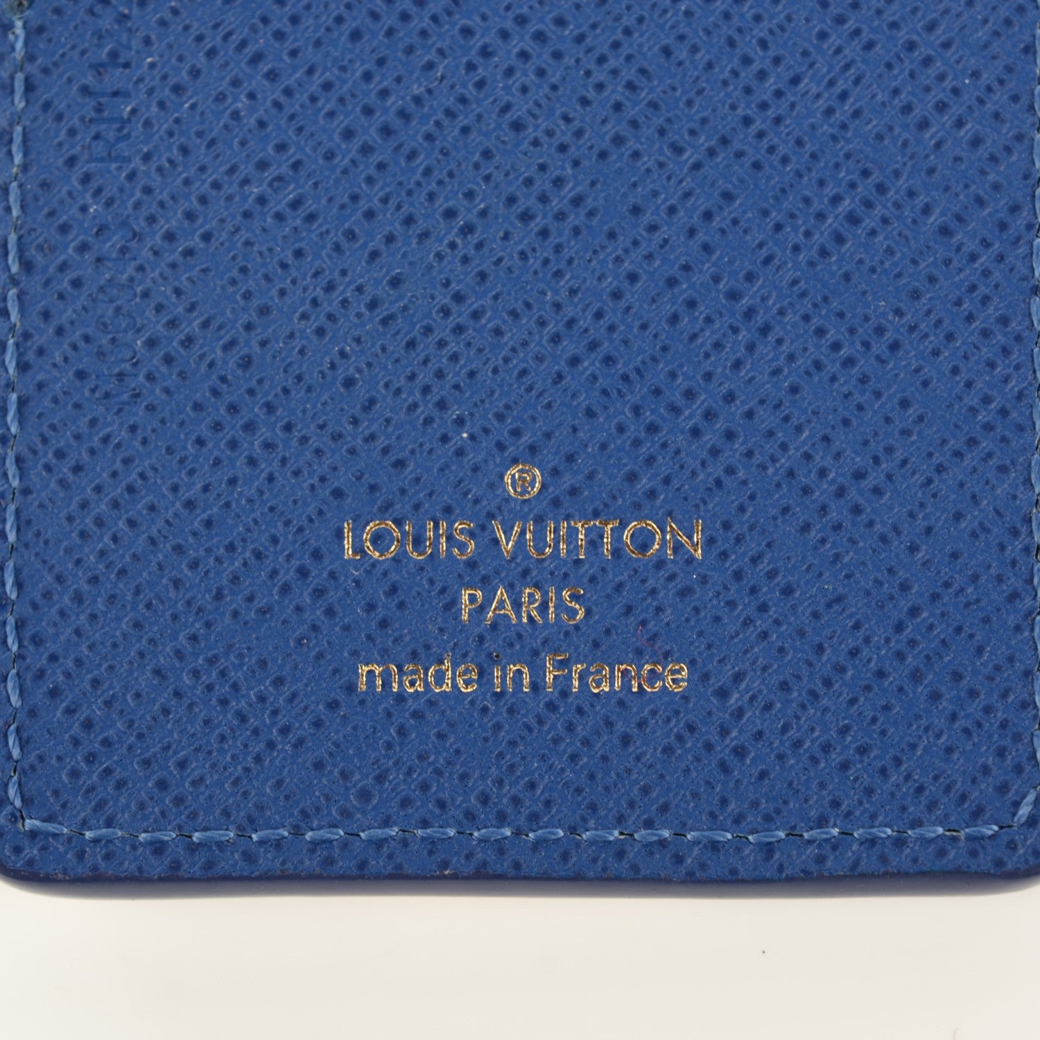 Louis Vuitton Damier Azur Illustre Groom Key Holder 3 of 6