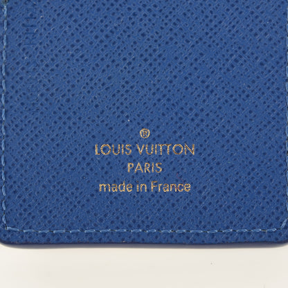 Louis Vuitton Damier Azur Illustre Groom Key Holder 3 of 6