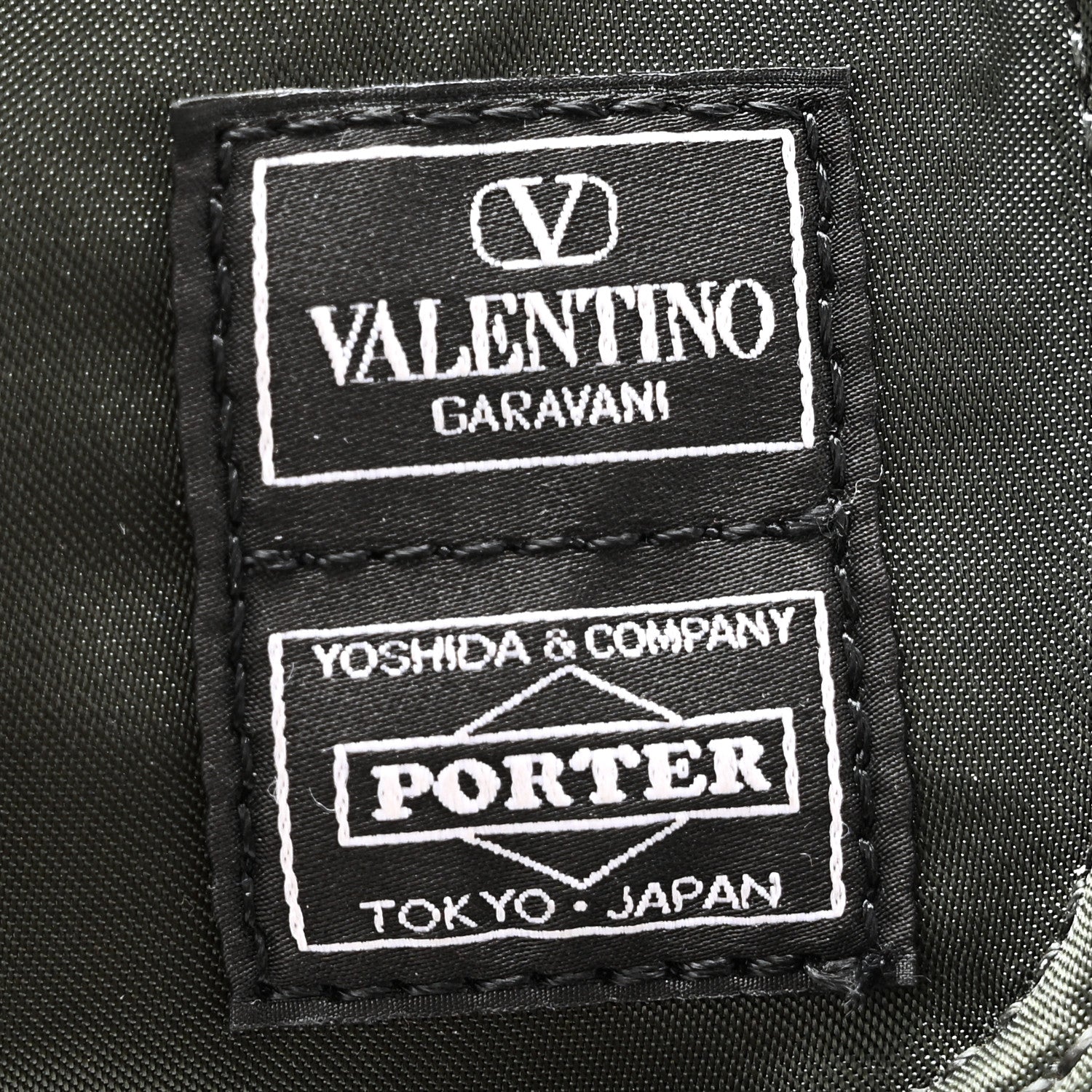 Valentino Garavani X PORTER Technical Fabric Vlogo Loco Small Crossbody Bag Khaki 6 of 10