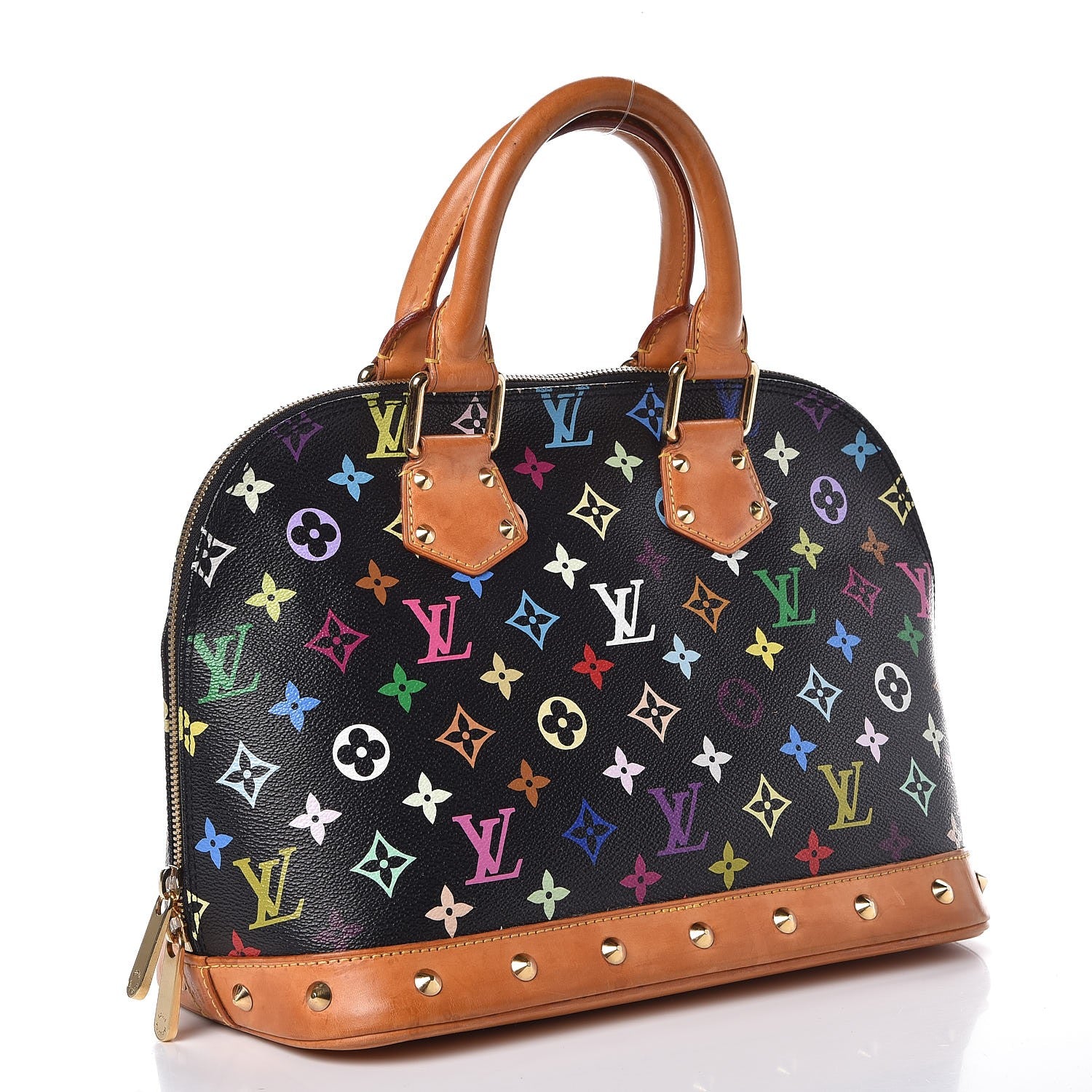 Louis Vuitton Monogram Multicolor Alma Black 3 of 15