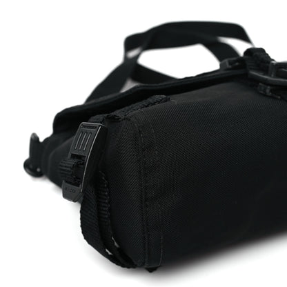 Balenciaga Nylon Logo Embroidered Army Messenger Bag Black 8 of 9