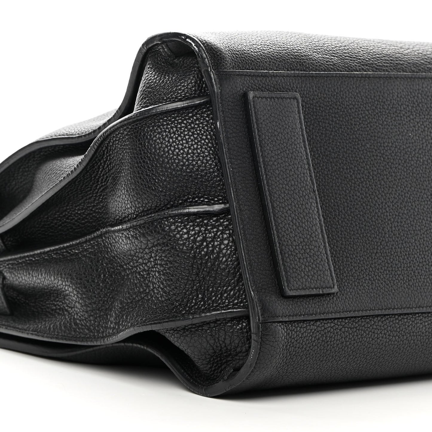 Grained Calfskin Medium Souple Sac De Jour Black