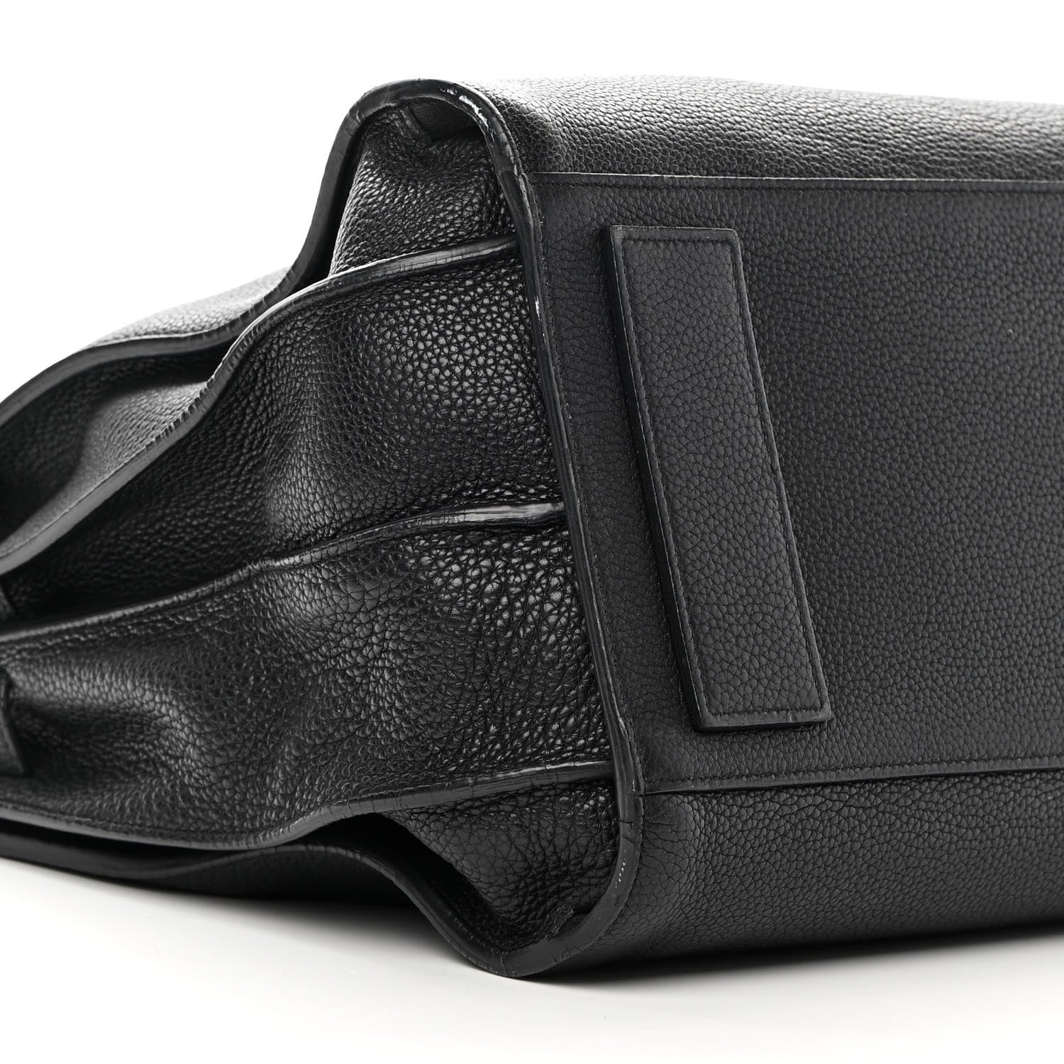 Saint Laurent Grained Calfskin Medium Souple Sac De Jour Black 9 of 25